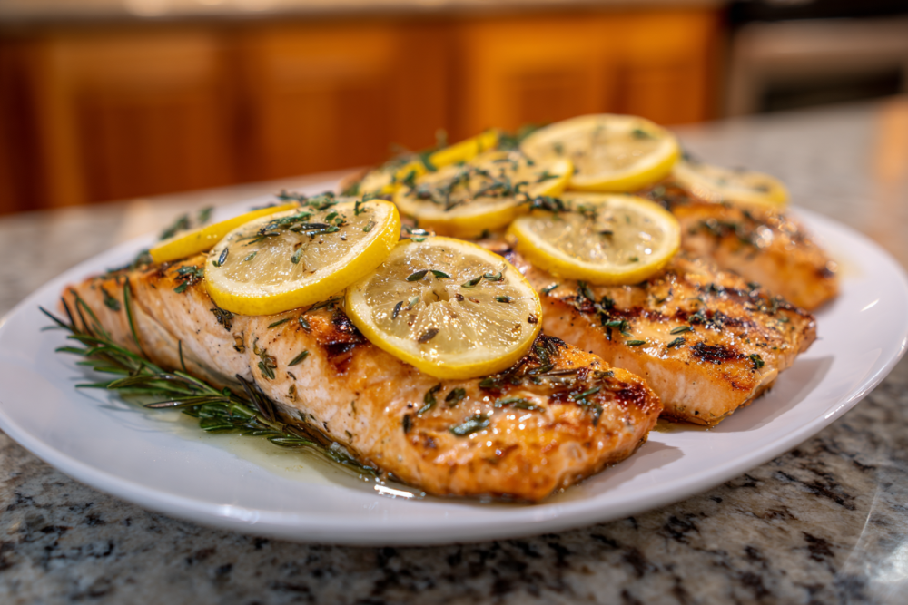 Zesty Lemon Herb Grilled Salmon in Foil: Your Easiest Dinner Yet