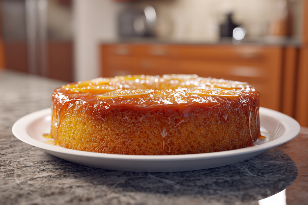 Zesty Orange Ginger Honey Cake: A Vibrant Citrus Spice Bake