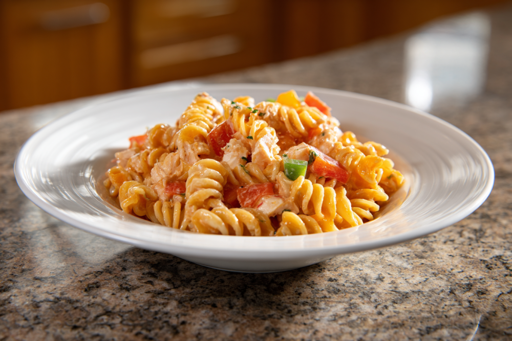 Zesty Tuna Pasta Salad with a Protein Punch