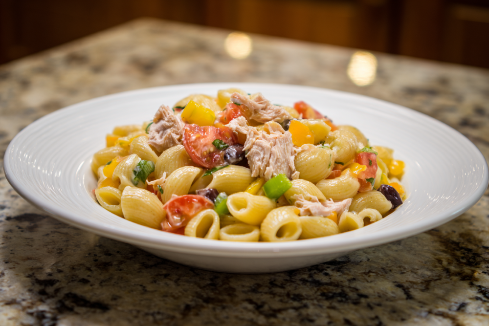 Zesty Tuna Pasta Salad with a Protein Punch