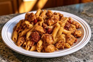 Zesty Creamy Cajun Chicken Pasta