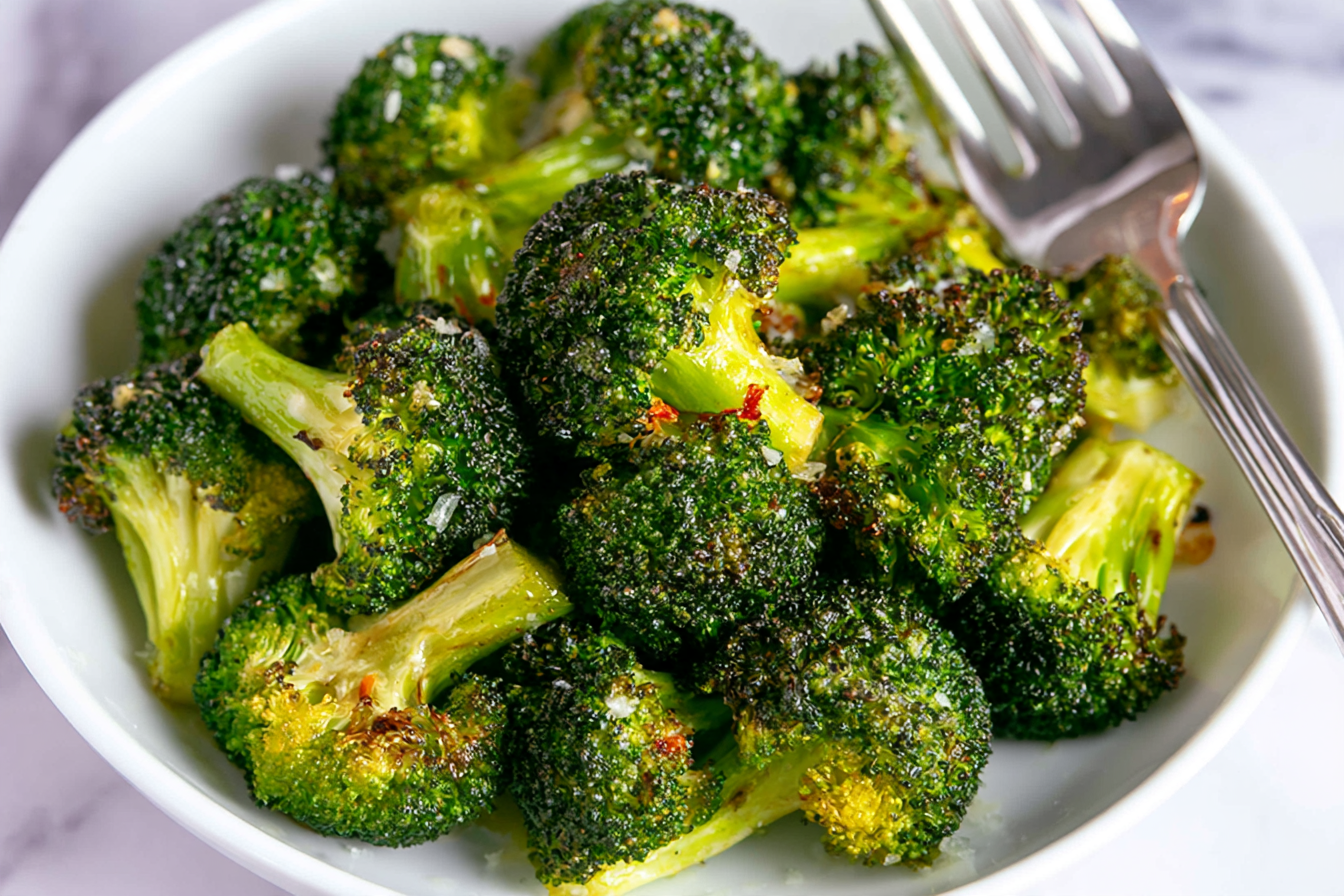 Air Fryer Broccoli (So Crispy!)
