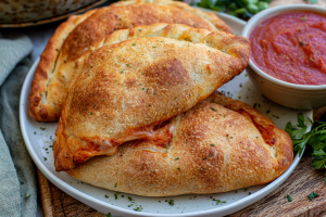 Air Fryer Calzones (Crazy Easy)