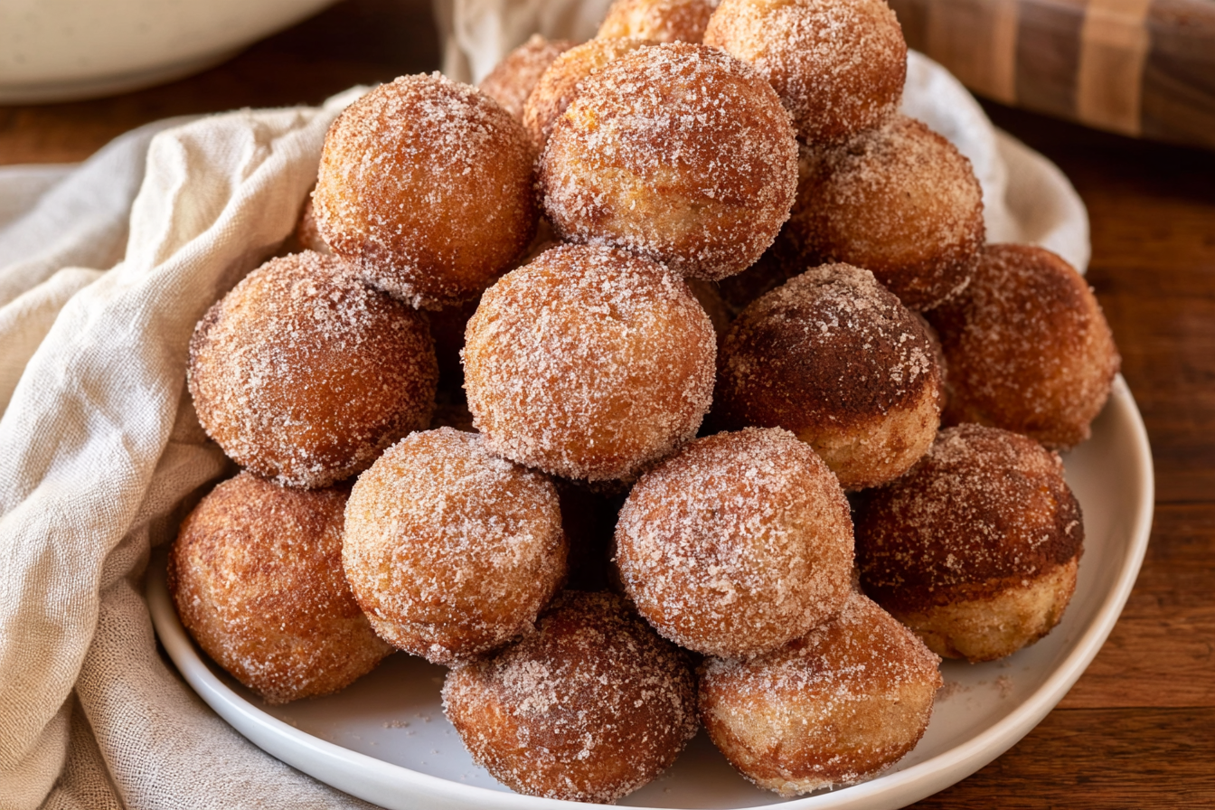 Air Fryer Donut Holes — protein-packed healthy treats