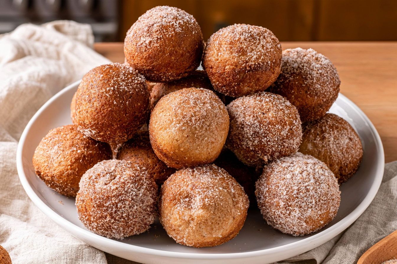 Air Fryer Donut Holes — protein-packed healthy treats