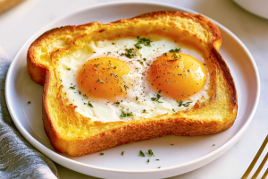 Air Fryer Egg Toast