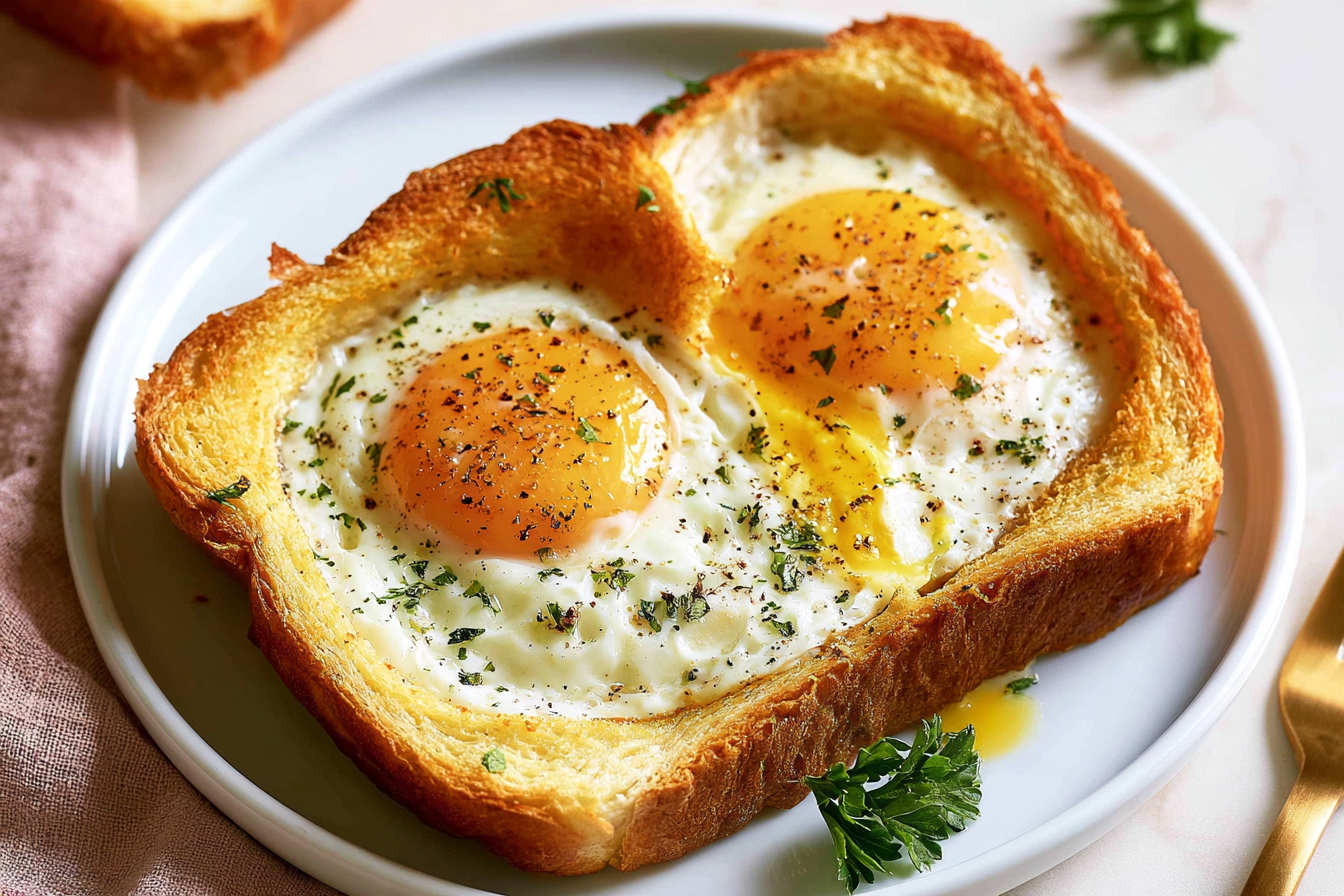 Air Fryer Egg Toast