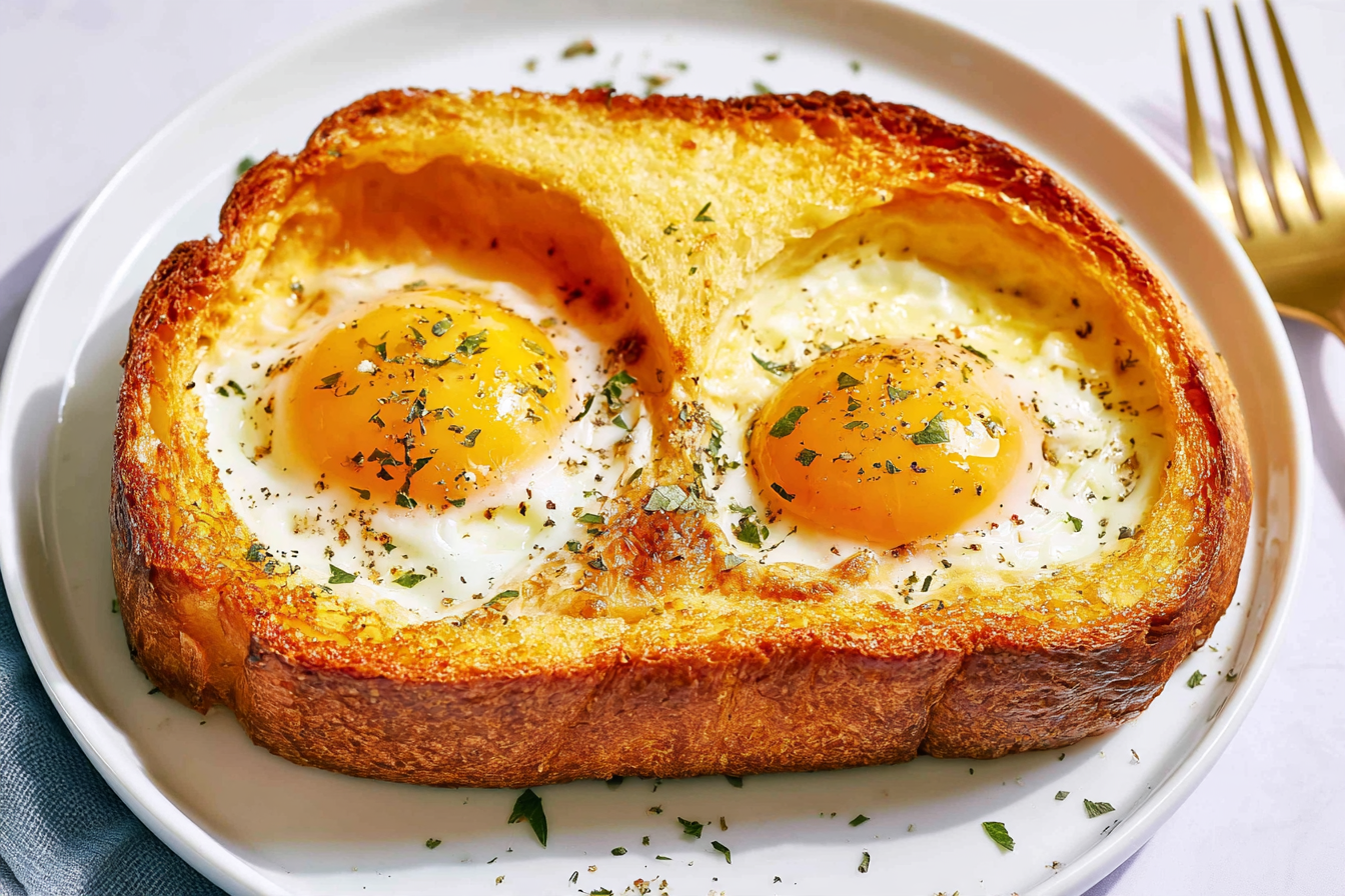 Air Fryer Egg Toast