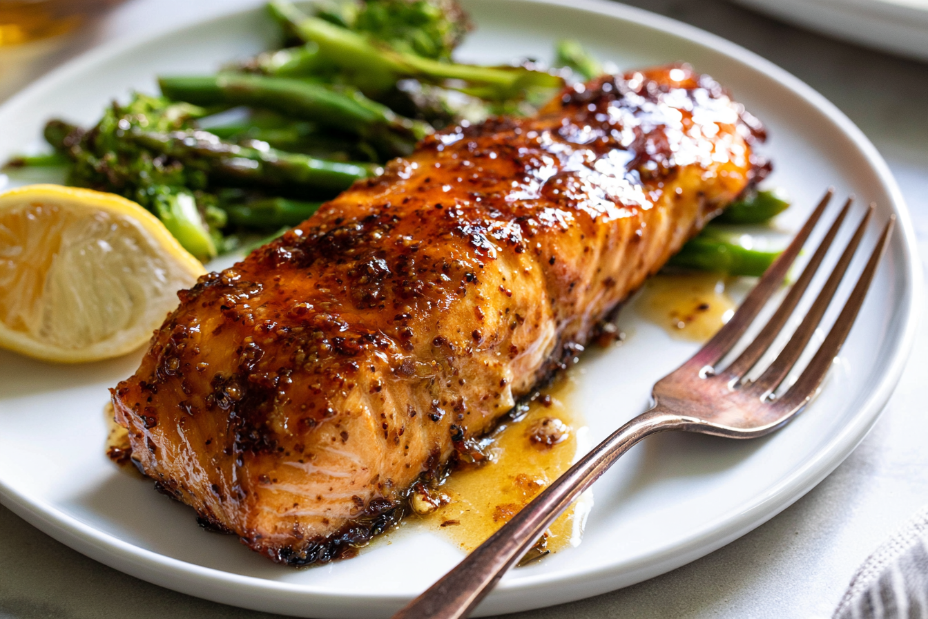 Air Fryer Honey Mustard Salmon: Your 8-Minute Dinner Hero