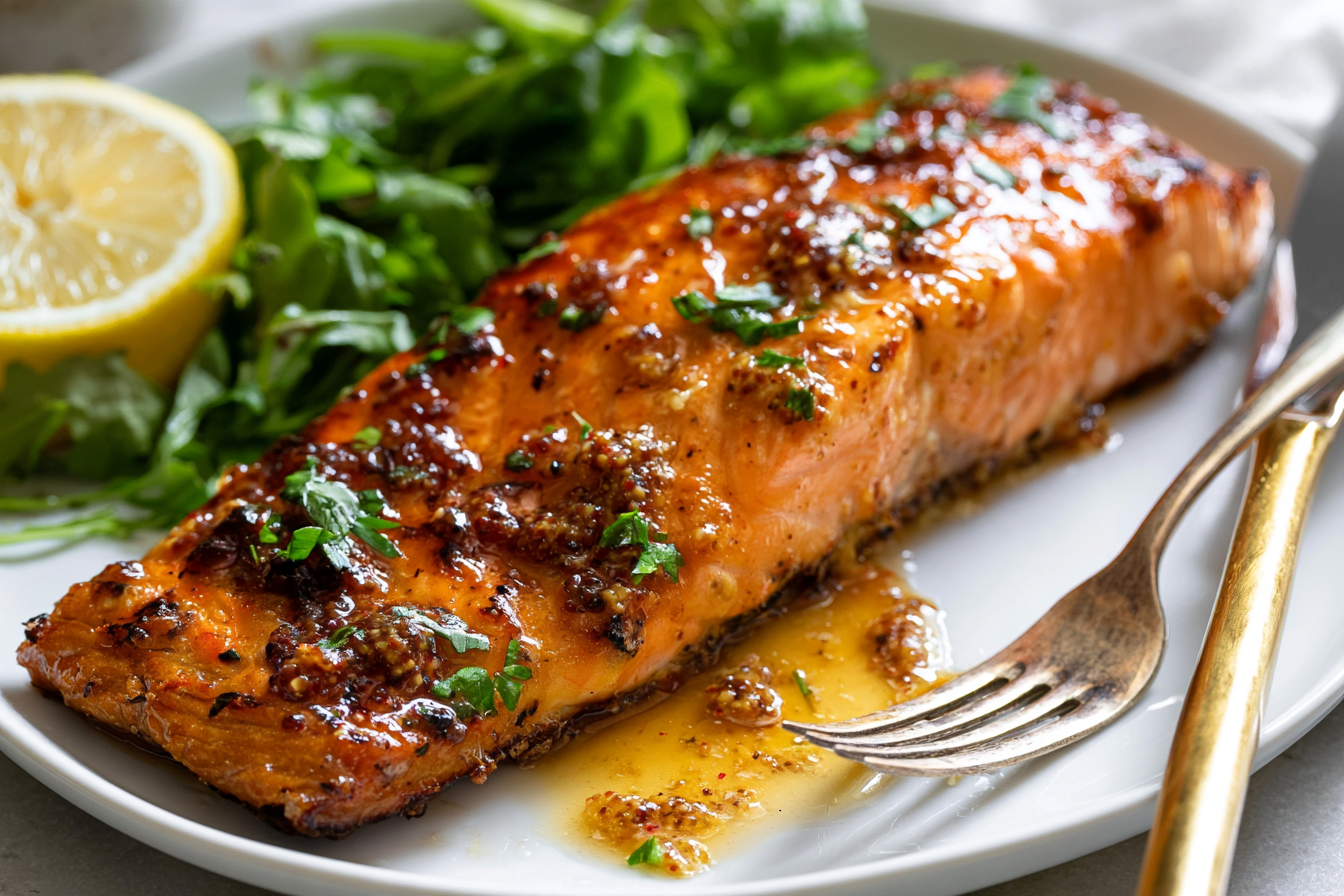 Air Fryer Honey Mustard Salmon: Your 8-Minute Dinner Hero