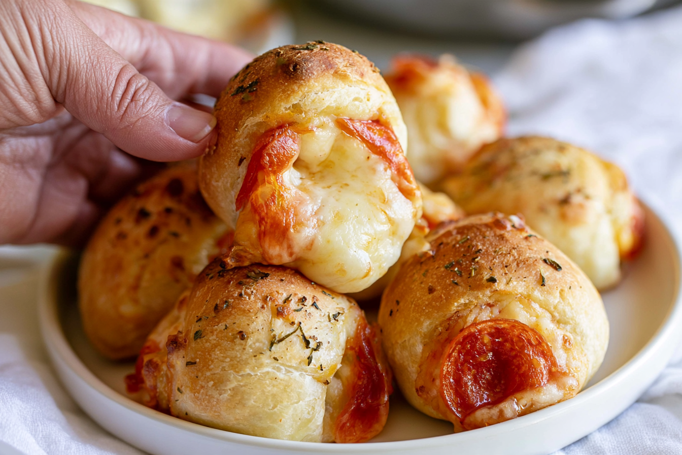 Air Fryer Pizza Bombs (Cheesy Pepperoni Bites)