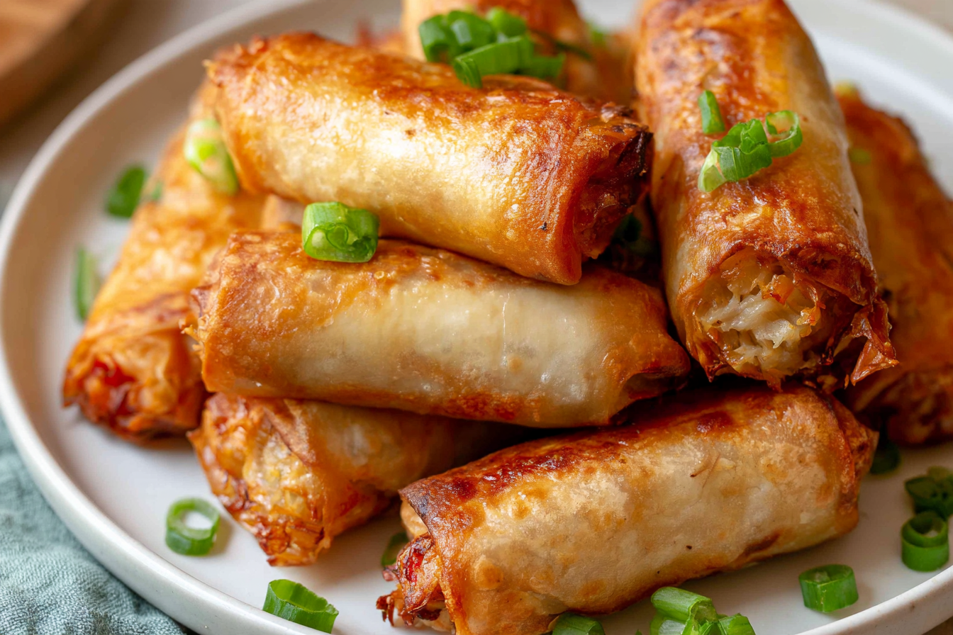 Air Fryer Spring Rolls (crispiest, high-protein)