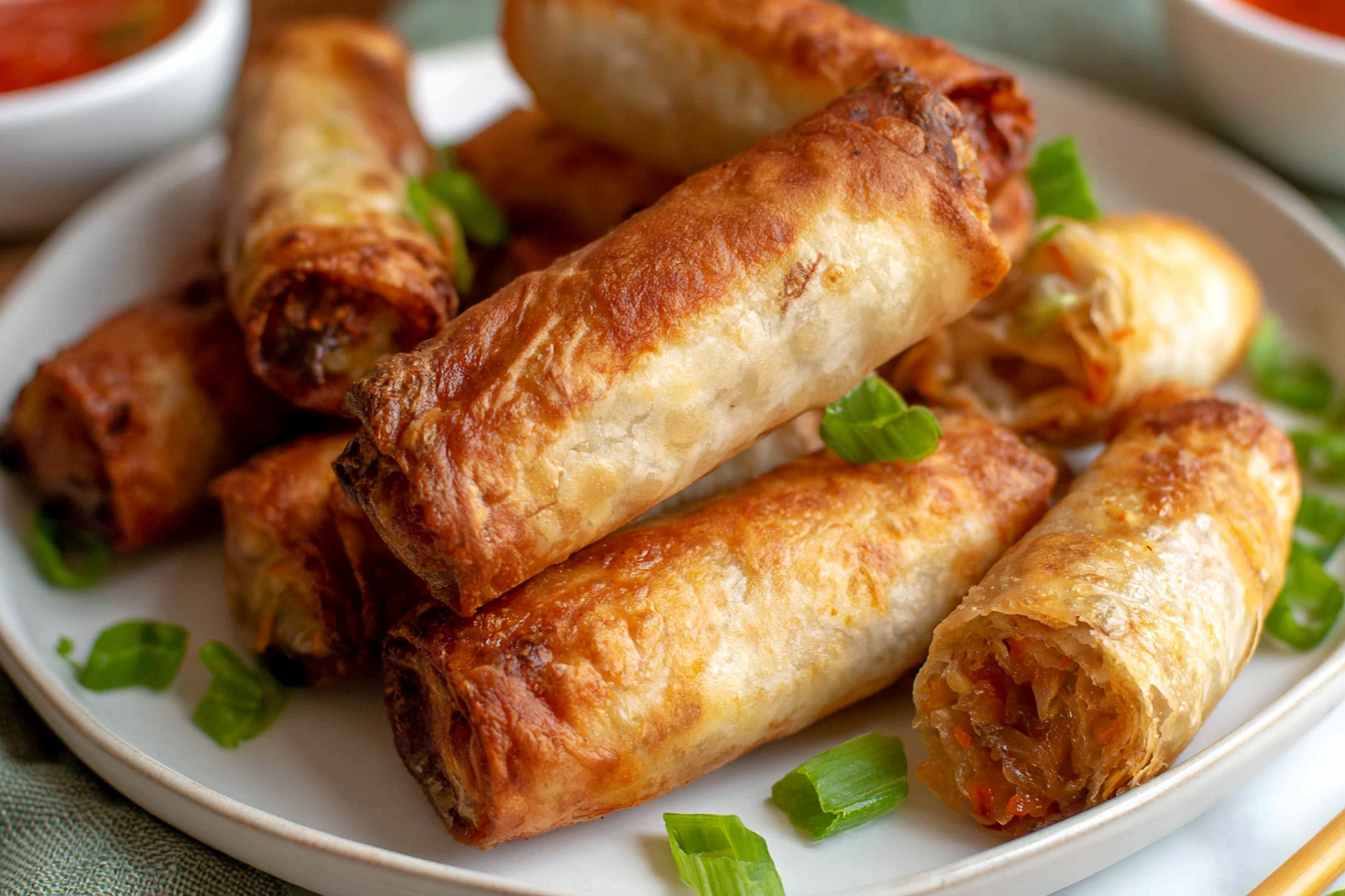 Air Fryer Spring Rolls (crispiest, high-protein)
