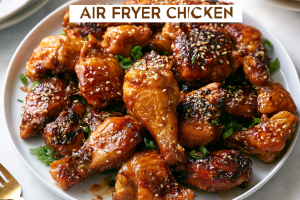 Quick Air Fryer Teriyaki Chicken