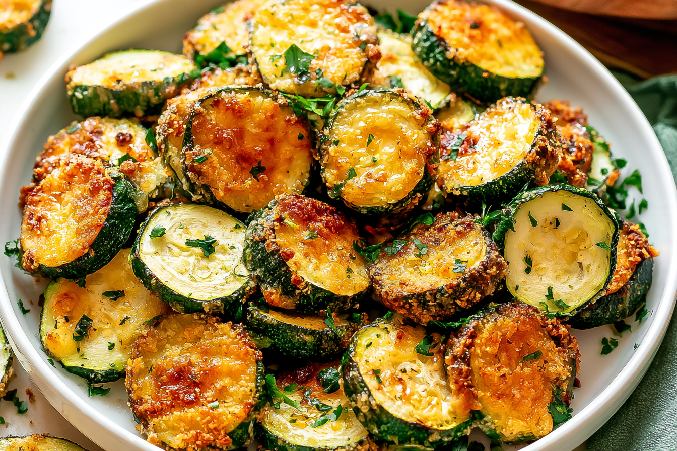Air Fryer Zucchini (Easy, Cheesy Recipe)