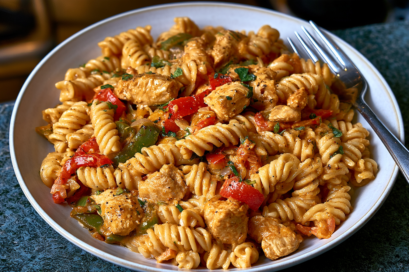 Creamy Chicken Fajita Pasta