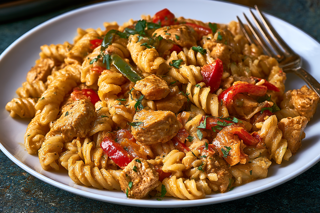 Creamy Chicken Fajita Pasta