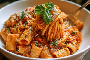 Creamy Tomato Garlic Pasta