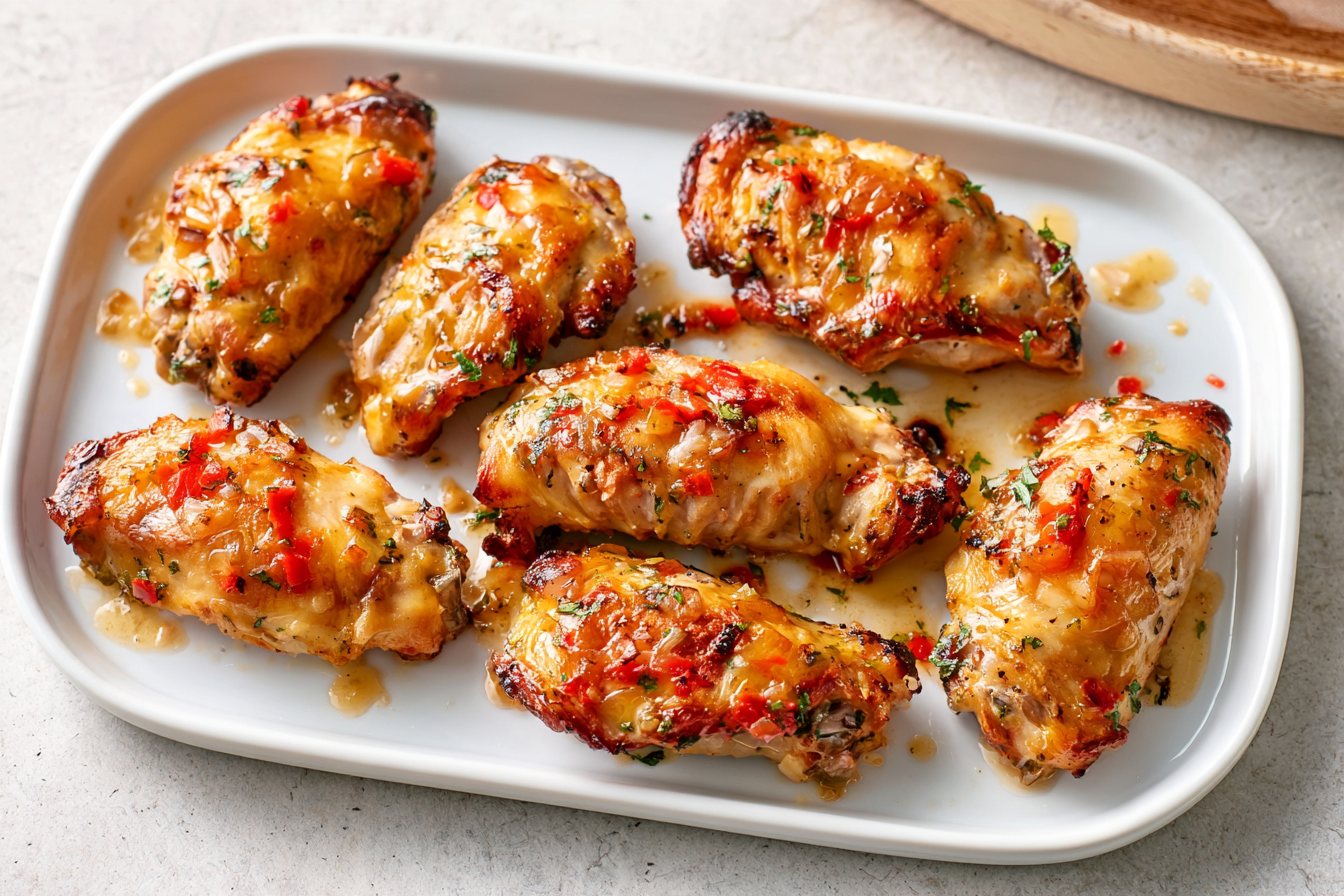 Crispy Lemon-Herb Air Fryer Chicken Thighs