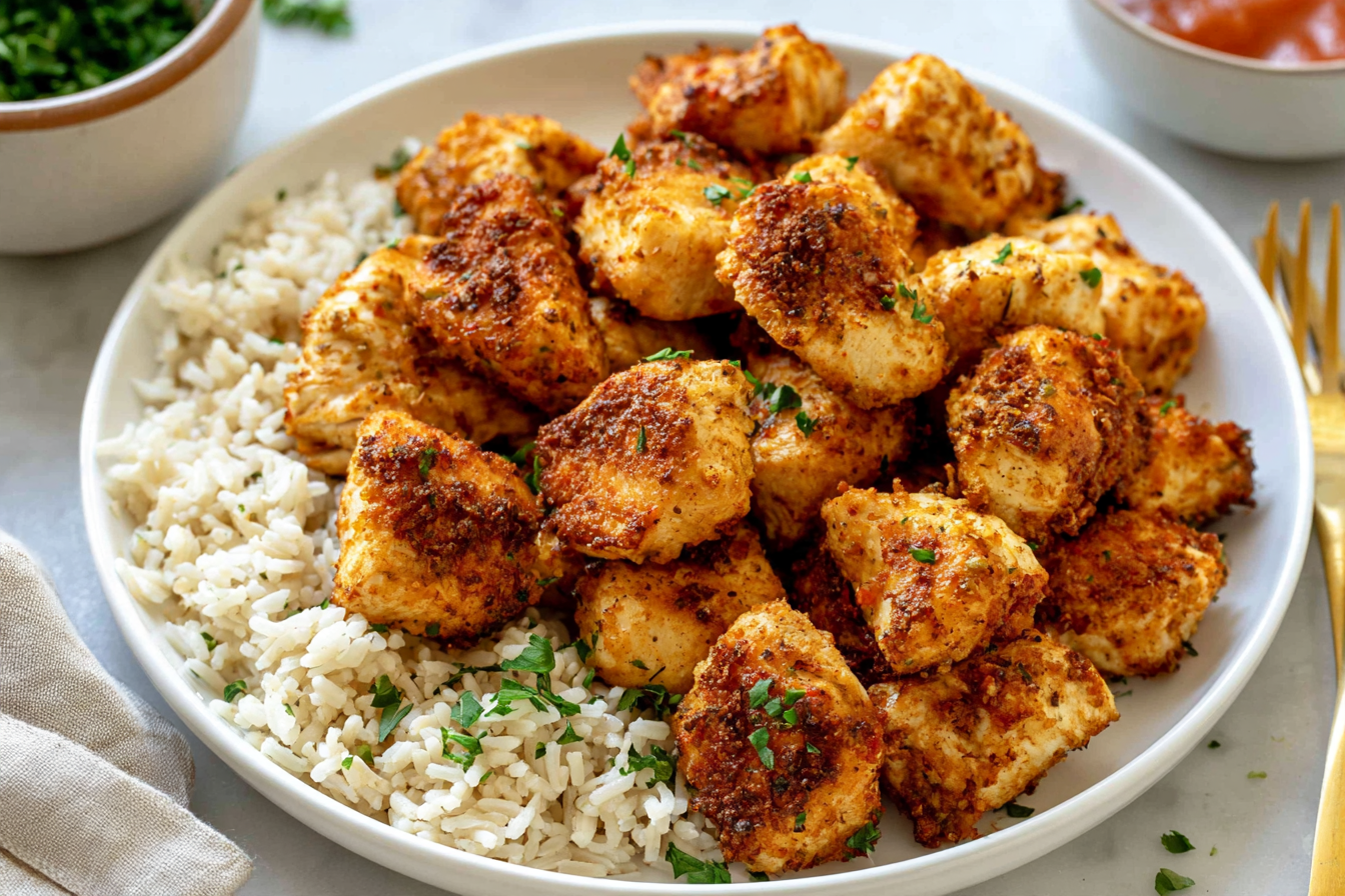 Easy Air Fryer Chicken Bites