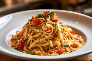 Easy Creamy Heavy Cream Pasta with Garlic and Parmesan
