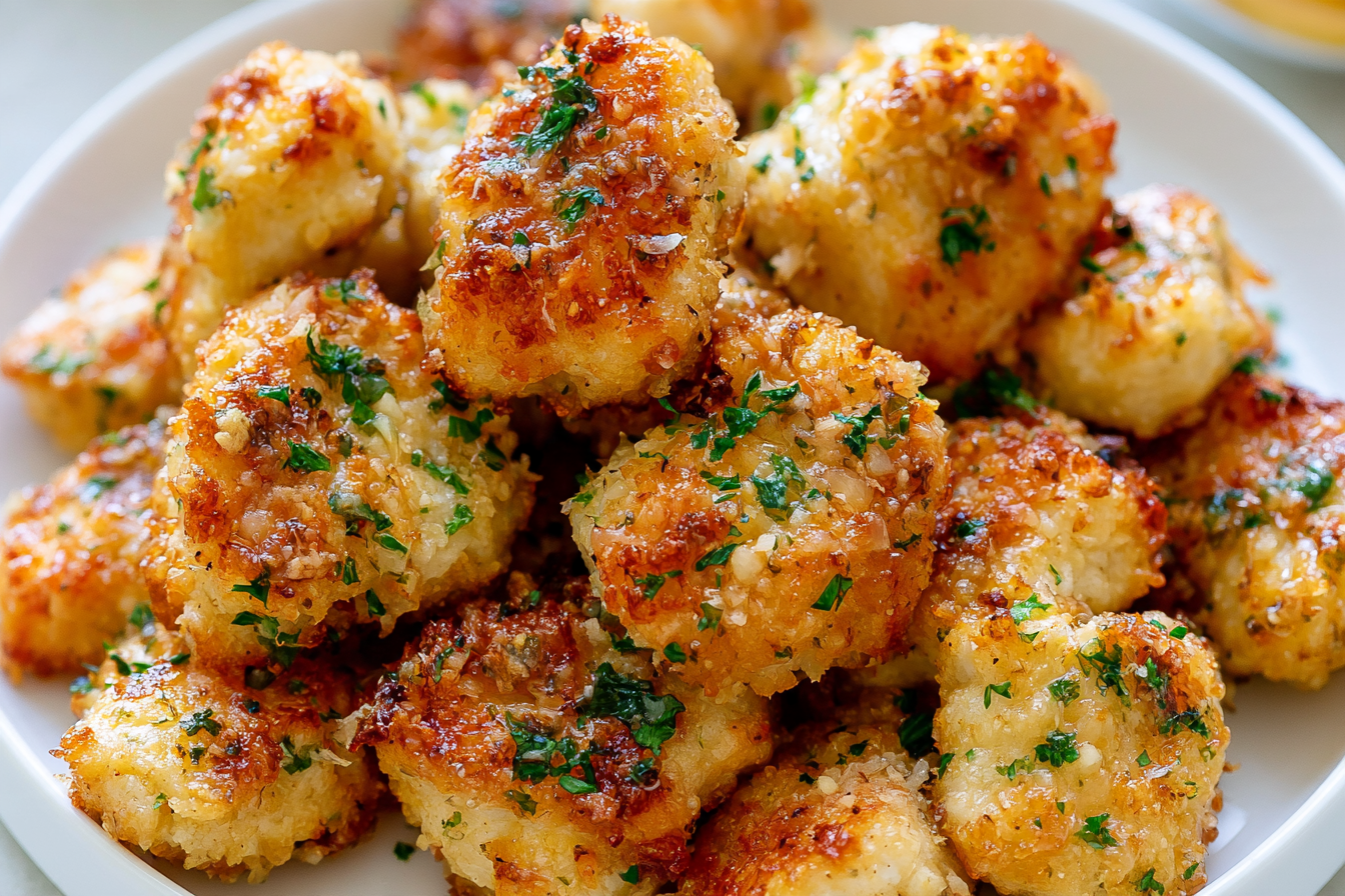 Garlic Parmesan Chicken Bites (Air Fryer)