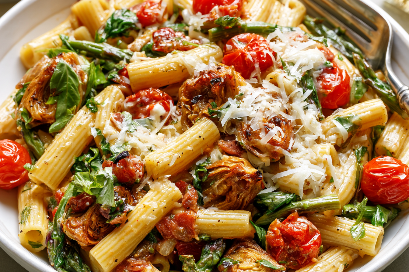 Lemon Basil Shrimp Pasta