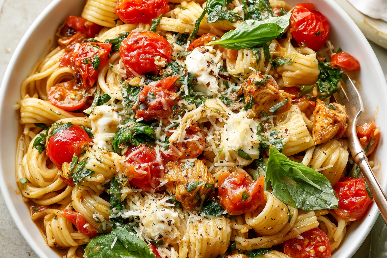Lemon Basil Shrimp Pasta