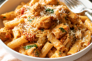 Marry Me Chicken Pasta — Creamy Sun-Dried Tomato Pasta with Chicken