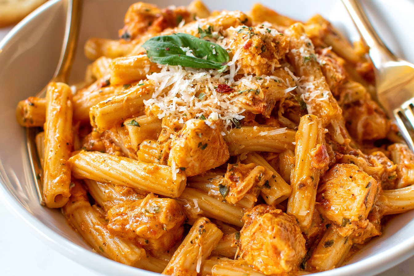 Marry Me Chicken Pasta — Creamy Sun-Dried Tomato Pasta with Chicken