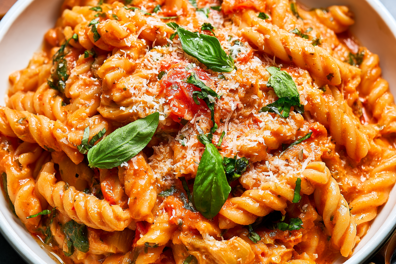 One Pan Creamy Tomato Pasta