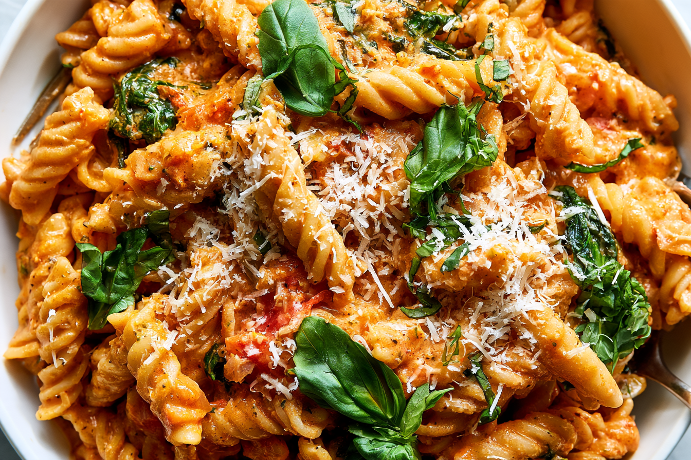 One Pan Creamy Tomato Pasta
