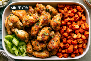 Perfect Crispy Air Fryer Chicken Thighs