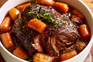 Melt-in-Your-Mouth Red Wine Pot Roast