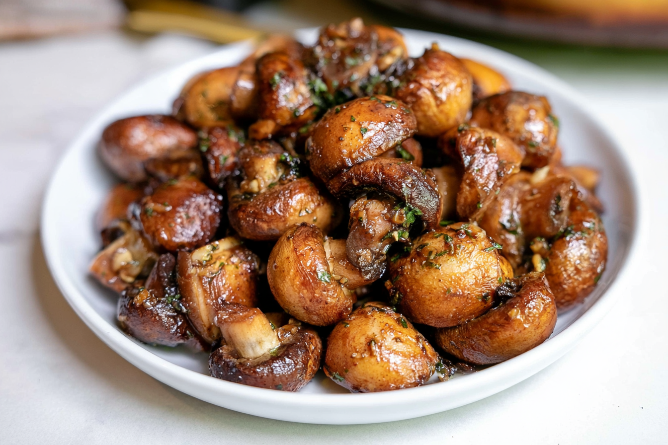 Speedy Air Fryer Garlic Butter Mushrooms: Your New Go-To Side!