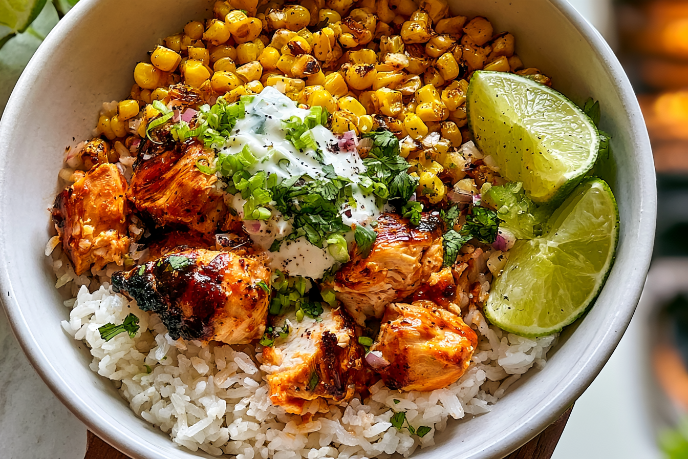 Street Corn Chicken Rice Bowl: A Flavor Fiesta for Your Weeknights
