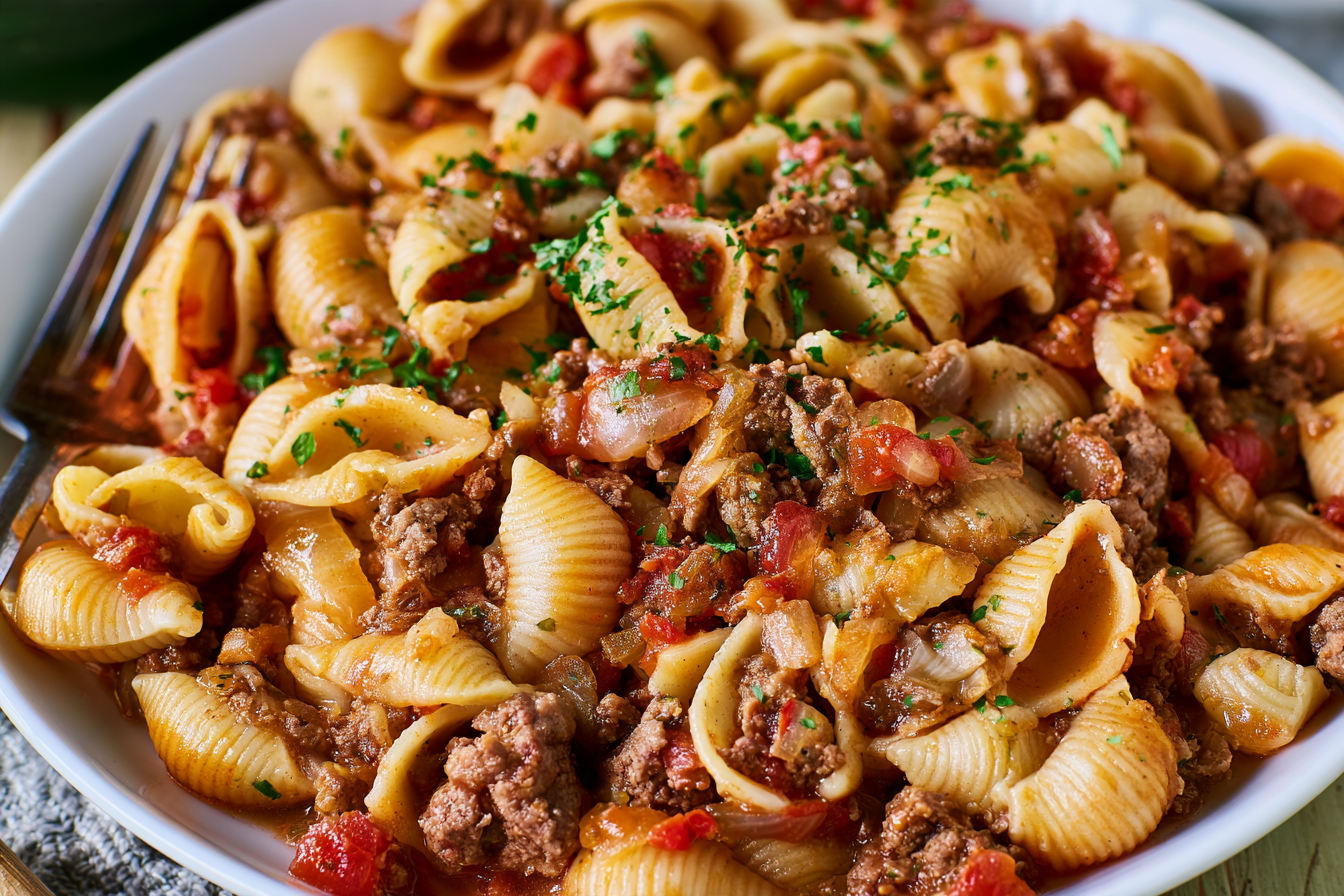 The BEST Taco Pasta