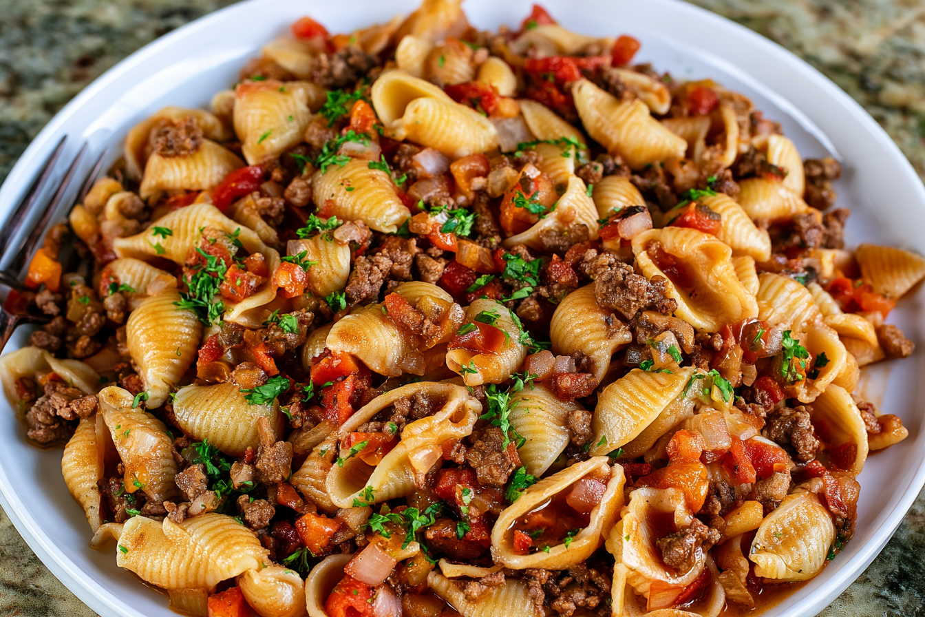 The BEST Taco Pasta