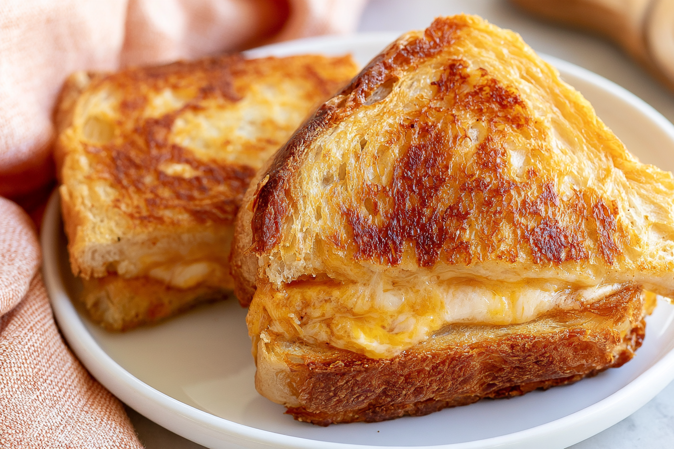 The Crispiest Air Fryer Grilled Cheese You'll Ever Make
