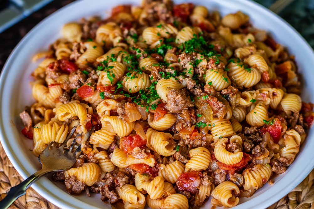 The Speedy Secret to Seriously Satisfying Taco Pasta